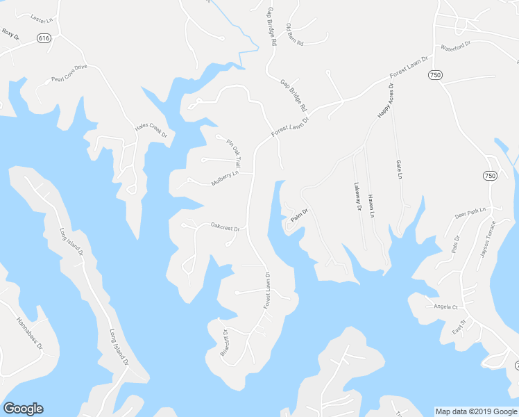 map of restaurants, bars, coffee shops, grocery stores, and more near 608 Forest Lawn Drive in Moneta