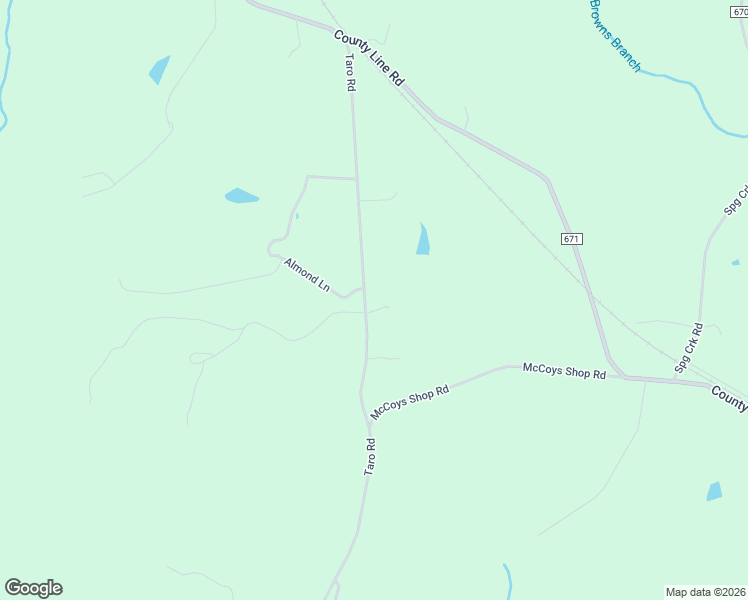 map of restaurants, bars, coffee shops, grocery stores, and more near 3294-3624 Taro Road in Cullen