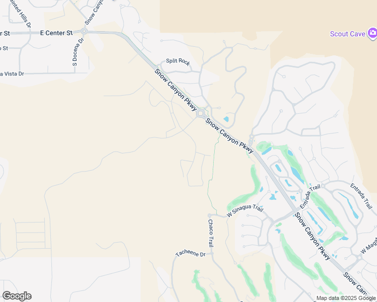 map of restaurants, bars, coffee shops, grocery stores, and more near 1500 East Black Desert Drive in Ivins