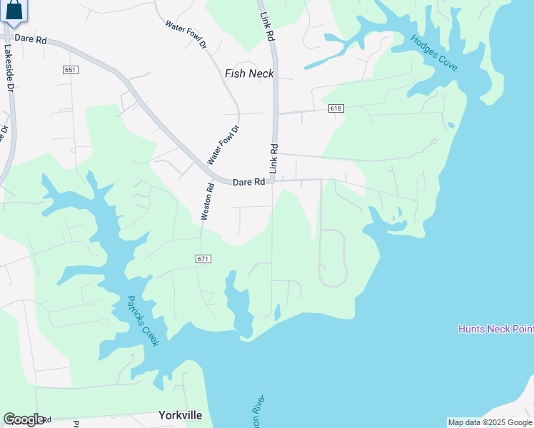 map of restaurants, bars, coffee shops, grocery stores, and more near 102 Clearwater Court in Yorktown