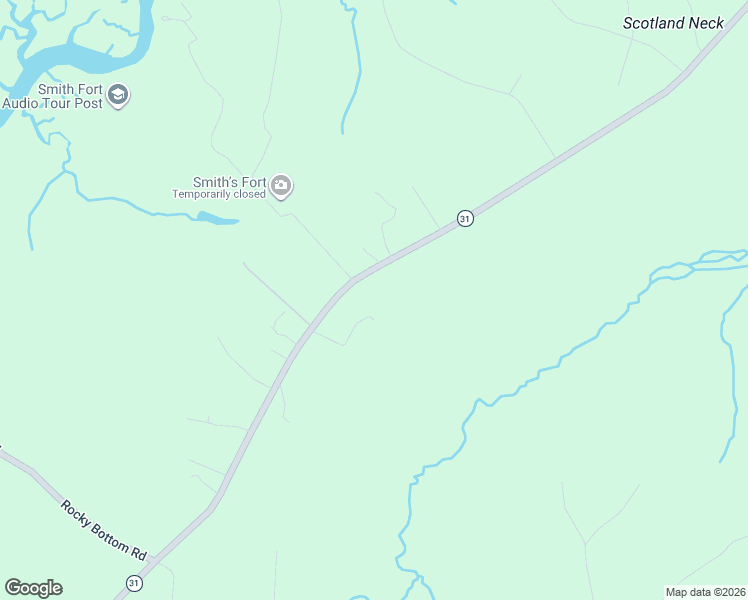 map of restaurants, bars, coffee shops, grocery stores, and more near 13894-13970 Rolfe Hwy in Surry