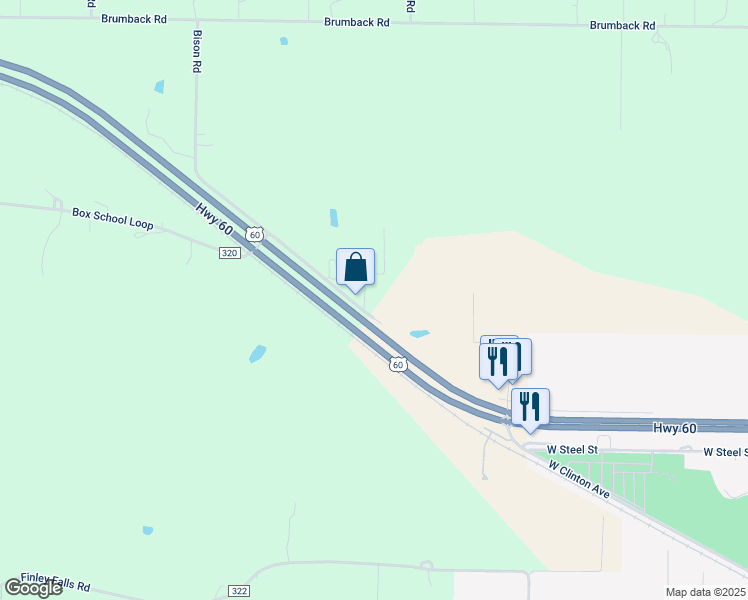 map of restaurants, bars, coffee shops, grocery stores, and more near 332 Cobble Stone Drive in Seymour