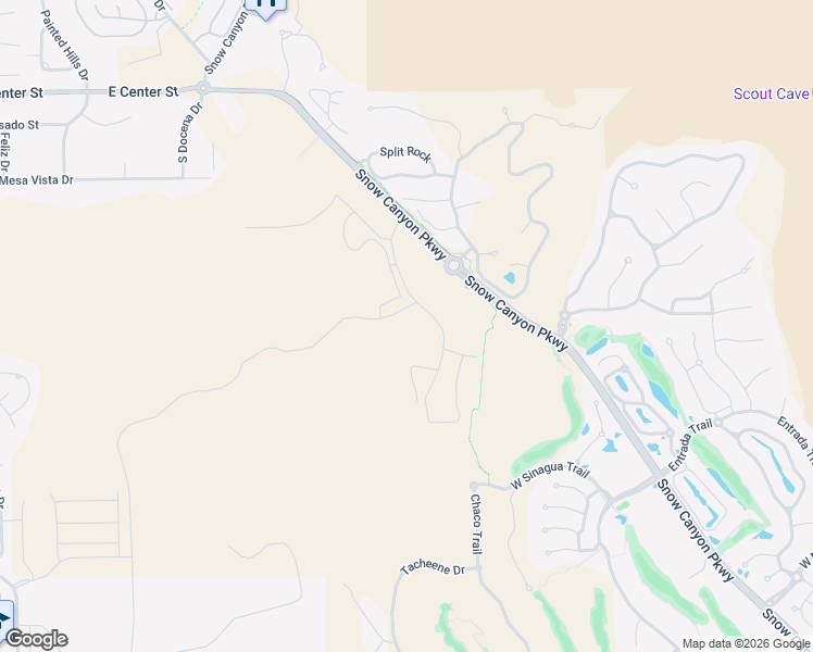 map of restaurants, bars, coffee shops, grocery stores, and more near 1500 East Black Desert Drive in Ivins