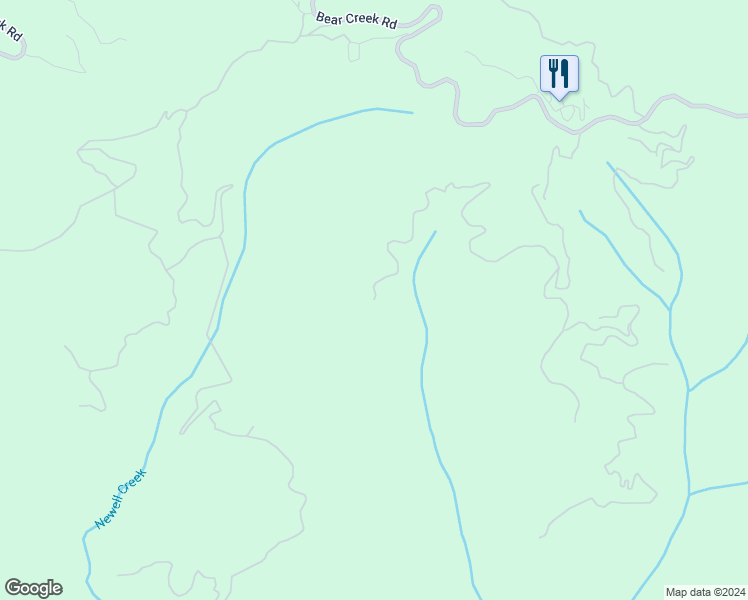 map of restaurants, bars, coffee shops, grocery stores, and more near Bear Creek Road in Los Gatos