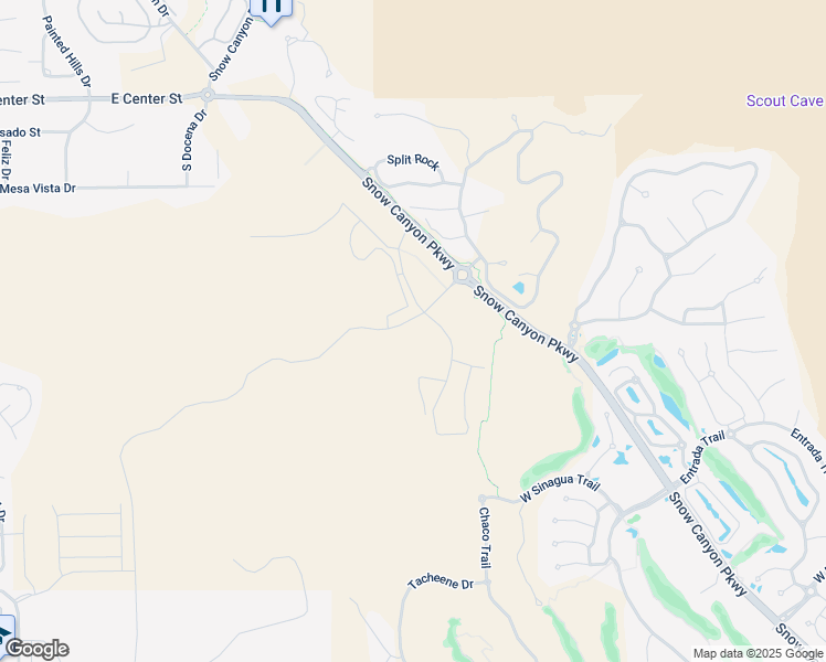 map of restaurants, bars, coffee shops, grocery stores, and more near 1500 East Black Desert Drive in Ivins