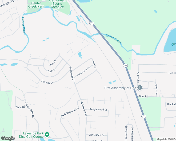 map of restaurants, bars, coffee shops, grocery stores, and more near 116 Foursome Lane in Carl Junction