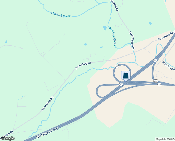 map of restaurants, bars, coffee shops, grocery stores, and more near 3150 Barnesburg Road in Somerset