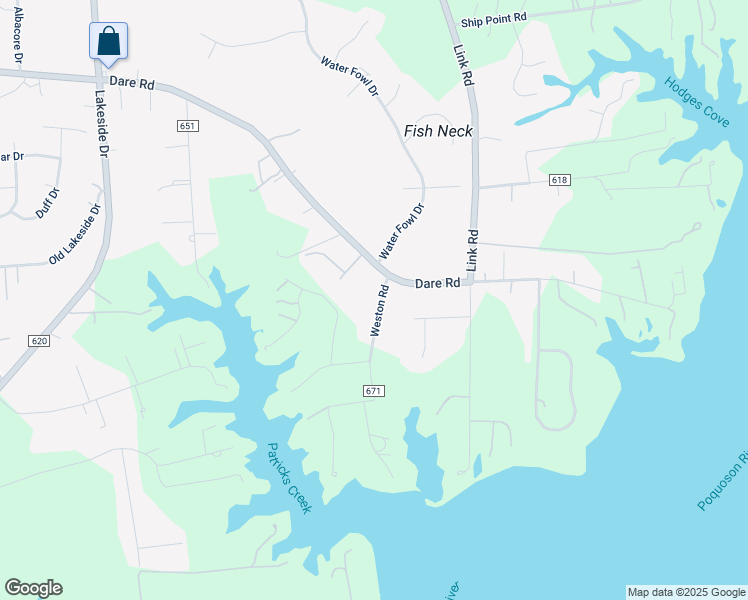 map of restaurants, bars, coffee shops, grocery stores, and more near 106 Weston Road in Yorktown