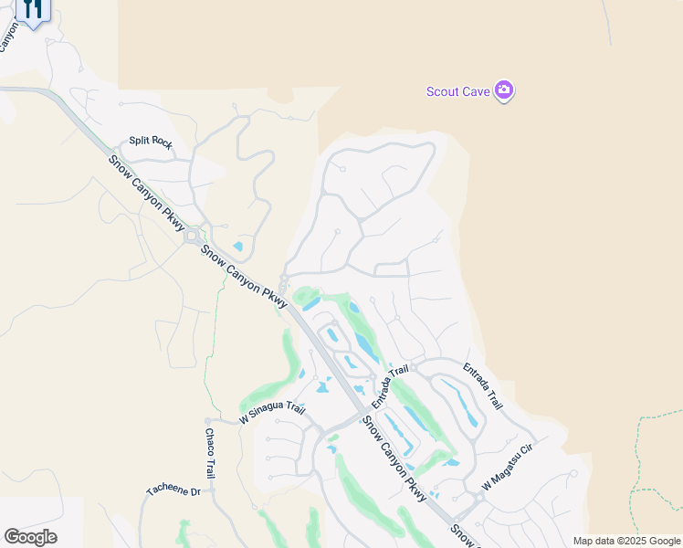 map of restaurants, bars, coffee shops, grocery stores, and more near 3052 Snow Canyon Parkway in St. George