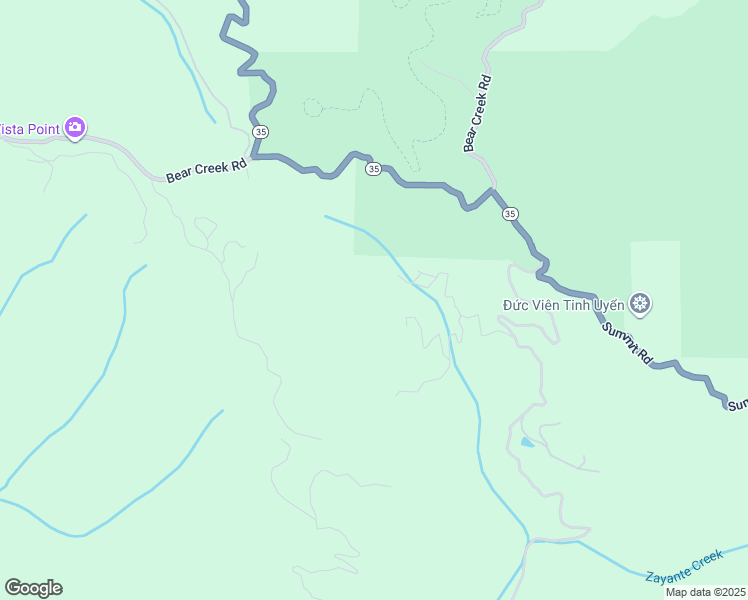 map of restaurants, bars, coffee shops, grocery stores, and more near East Zayante Road in Santa Cruz County