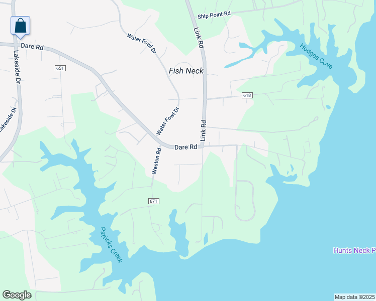 map of restaurants, bars, coffee shops, grocery stores, and more near 1115 Dare Road in Yorktown