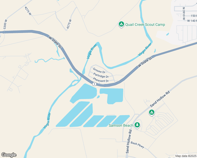 map of restaurants, bars, coffee shops, grocery stores, and more near 84A Pheasant Drive in Hurricane