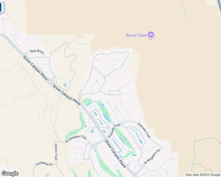 map of restaurants, bars, coffee shops, grocery stores, and more near 3052 Snow Canyon Parkway in St. George