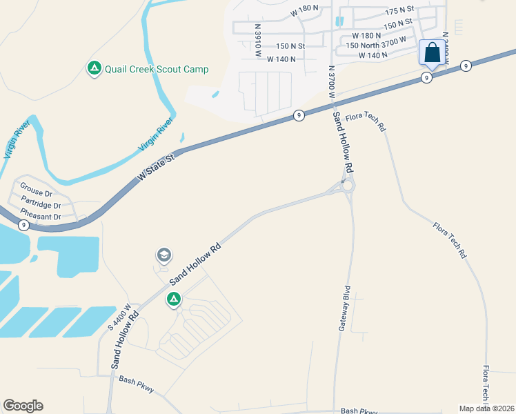 map of restaurants, bars, coffee shops, grocery stores, and more near in Hurricane