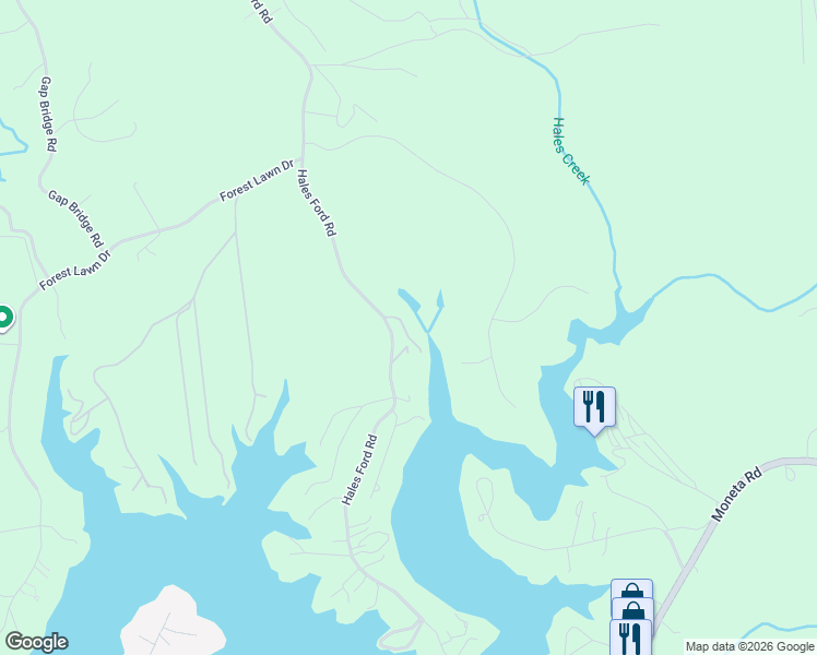 map of restaurants, bars, coffee shops, grocery stores, and more near 1093-1199 Coveside Circle in Moneta