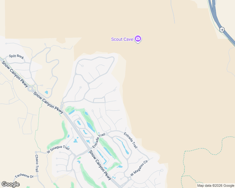 map of restaurants, bars, coffee shops, grocery stores, and more near 3052 Snow Canyon Parkway in St. George