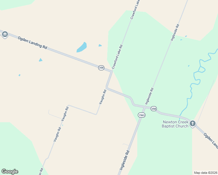 map of restaurants, bars, coffee shops, grocery stores, and more near 13101-13299 Ogden Landing Road in Kevil