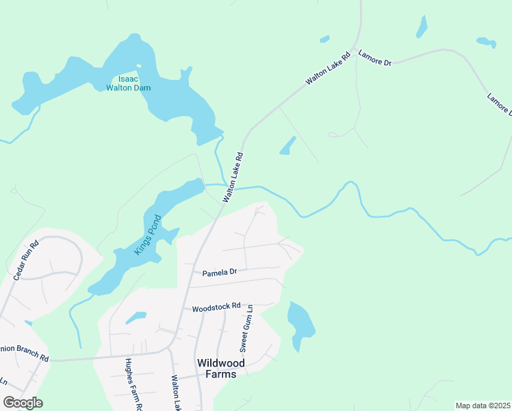 map of restaurants, bars, coffee shops, grocery stores, and more near 10896 Sweet Gum Lane in Disputanta