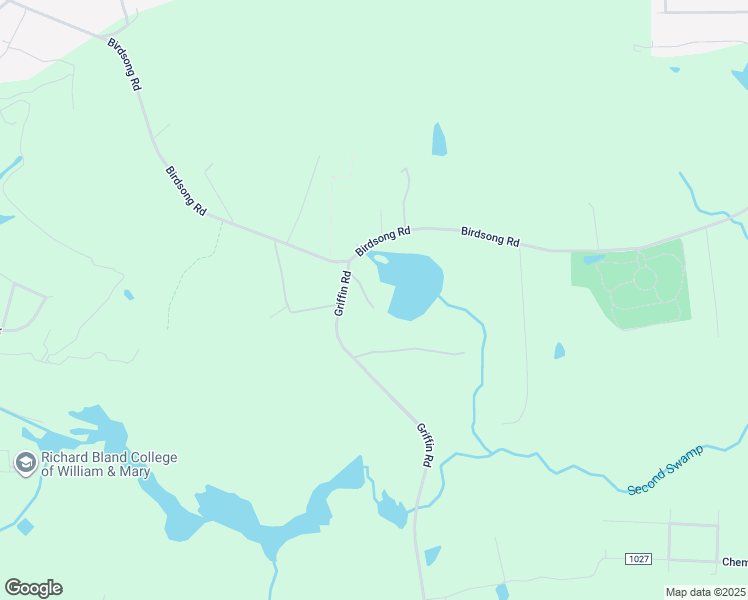 map of restaurants, bars, coffee shops, grocery stores, and more near 10705 Griffin Road in Petersburg