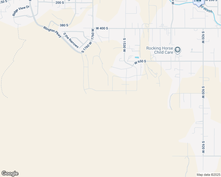 map of restaurants, bars, coffee shops, grocery stores, and more near 1690 West in Hurricane