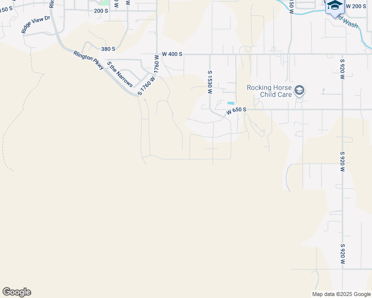 map of restaurants, bars, coffee shops, grocery stores, and more near 1690 West in Hurricane