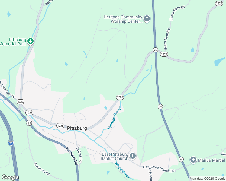 map of restaurants, bars, coffee shops, grocery stores, and more near 5460 Slate Lick Road in London