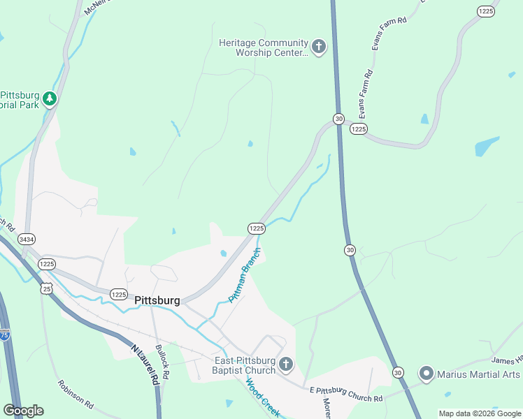 map of restaurants, bars, coffee shops, grocery stores, and more near 4794-5404 Slate Lick Road in London