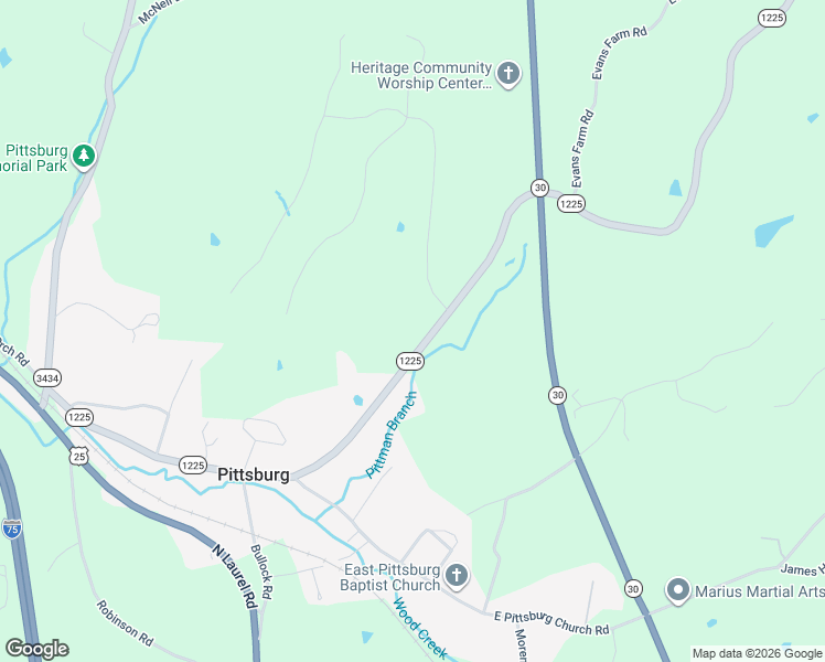 map of restaurants, bars, coffee shops, grocery stores, and more near 4794-5404 Slate Lick Road in London