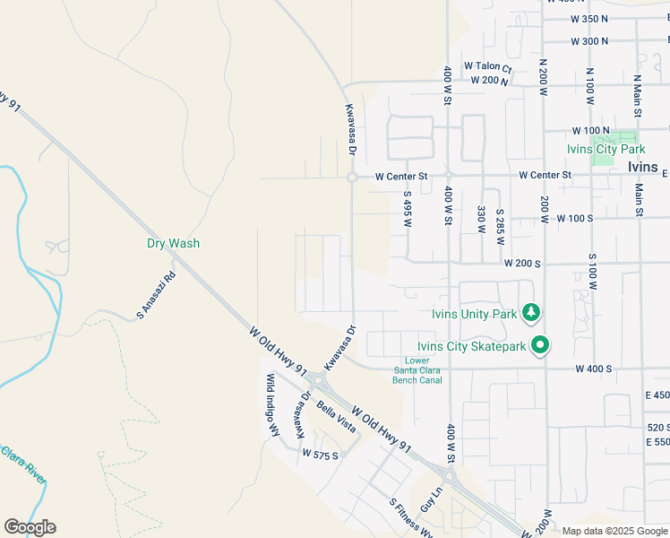 map of restaurants, bars, coffee shops, grocery stores, and more near 222 South 620 West in Ivins