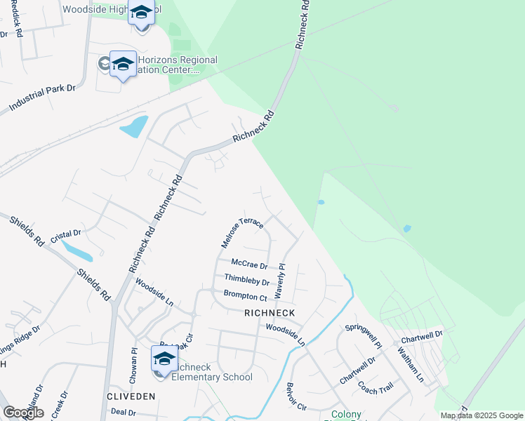 map of restaurants, bars, coffee shops, grocery stores, and more near 624 Aylesbury Drive in Newport News