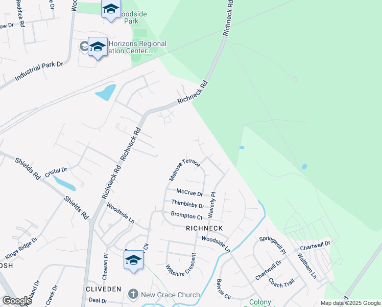 map of restaurants, bars, coffee shops, grocery stores, and more near 632 Aylesbury Drive in Newport News