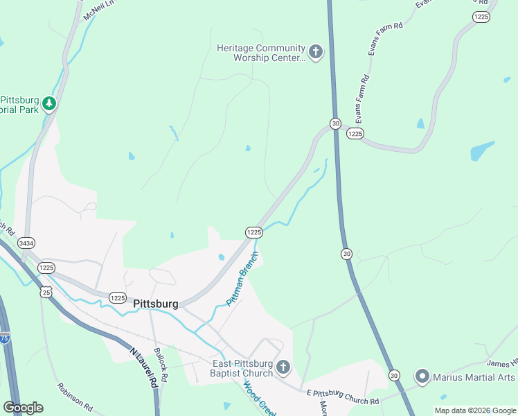 map of restaurants, bars, coffee shops, grocery stores, and more near 4794-5404 Slate Lick Road in London