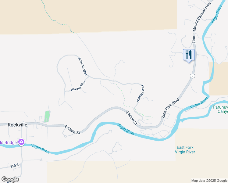 map of restaurants, bars, coffee shops, grocery stores, and more near 2907 Zuni Circle in Springdale