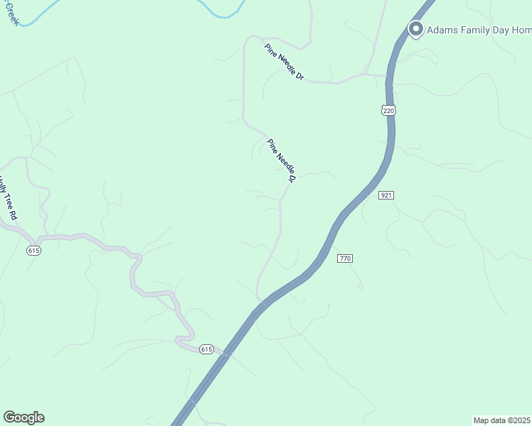 map of restaurants, bars, coffee shops, grocery stores, and more near 7121 Pine Needle Drive in Boones Mill