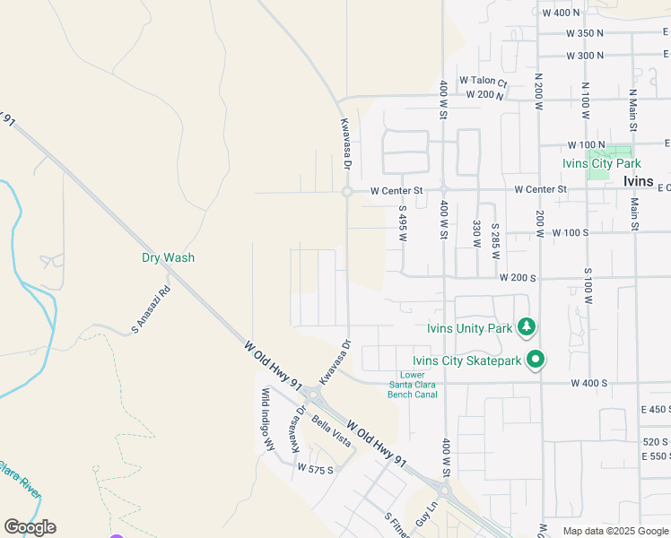 map of restaurants, bars, coffee shops, grocery stores, and more near 208 S 620 W in Ivins