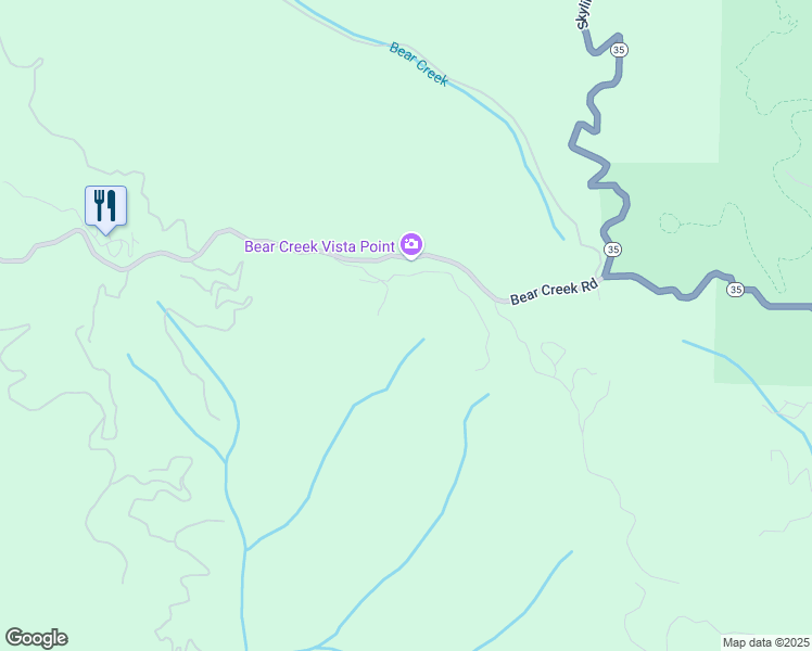 map of restaurants, bars, coffee shops, grocery stores, and more near 21006 Bear Creek Road in Los Gatos