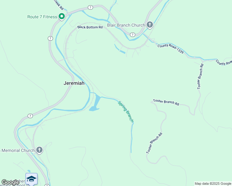 map of restaurants, bars, coffee shops, grocery stores, and more near in Jeremiah