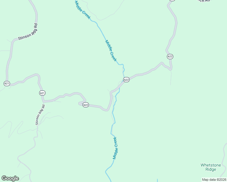 map of restaurants, bars, coffee shops, grocery stores, and more near Middle Creek Road in Jewell Ridge