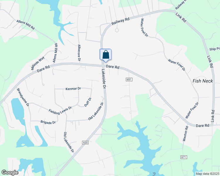 map of restaurants, bars, coffee shops, grocery stores, and more near 2112 Lakeside Dr in Yorktown