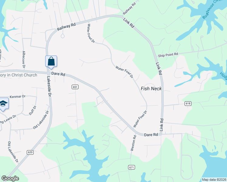 map of restaurants, bars, coffee shops, grocery stores, and more near 940 Dare Road in Yorktown