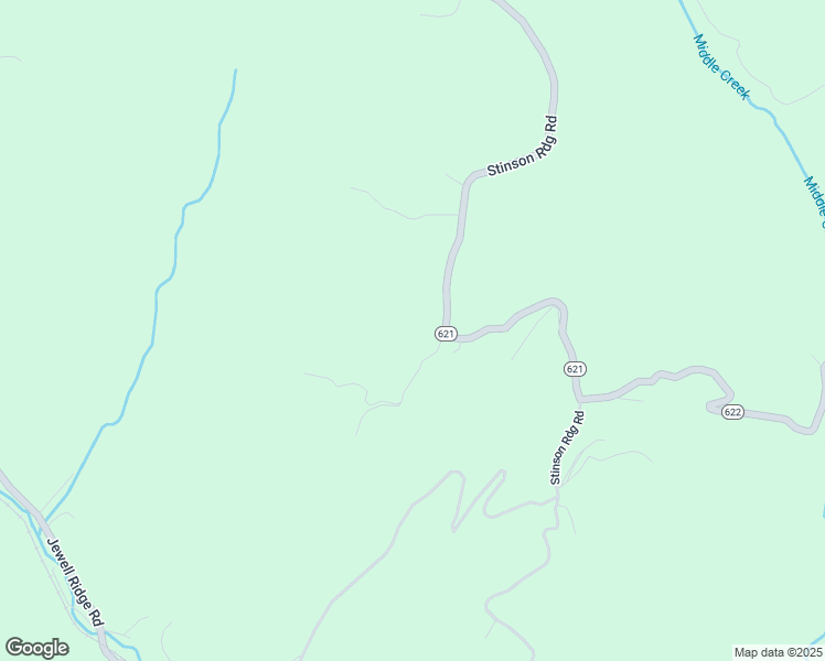 map of restaurants, bars, coffee shops, grocery stores, and more near Forest Lane in Jewell Ridge