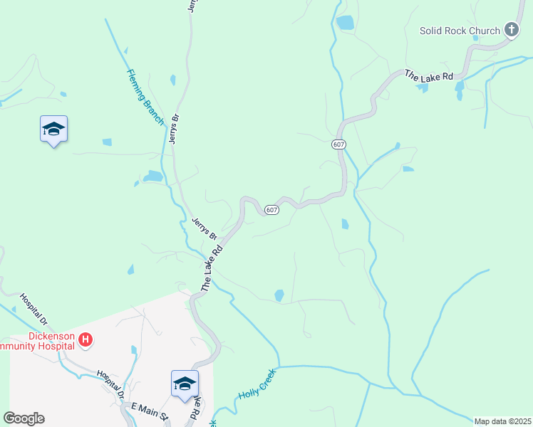 map of restaurants, bars, coffee shops, grocery stores, and more near East Main Street in Clintwood