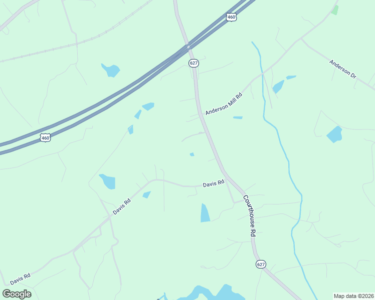 map of restaurants, bars, coffee shops, grocery stores, and more near 7512 Courthouse Road in Church Road