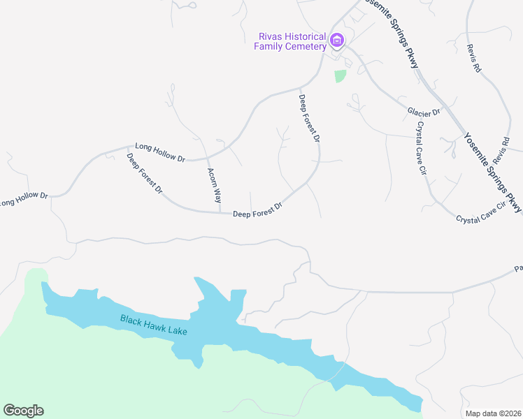 map of restaurants, bars, coffee shops, grocery stores, and more near 42707 Deep Forest Drive in Coarsegold