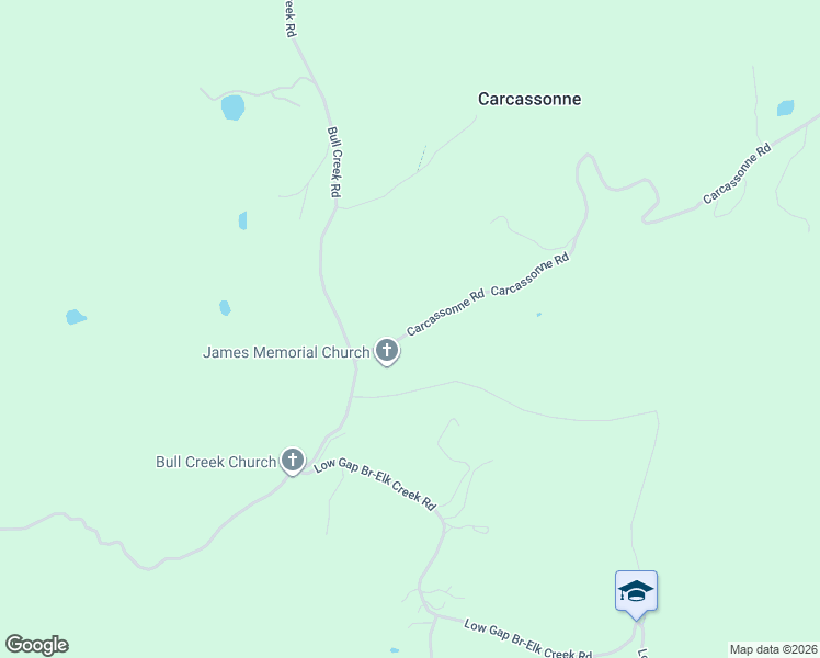 map of restaurants, bars, coffee shops, grocery stores, and more near 212 Carcassonne Road in Blackey