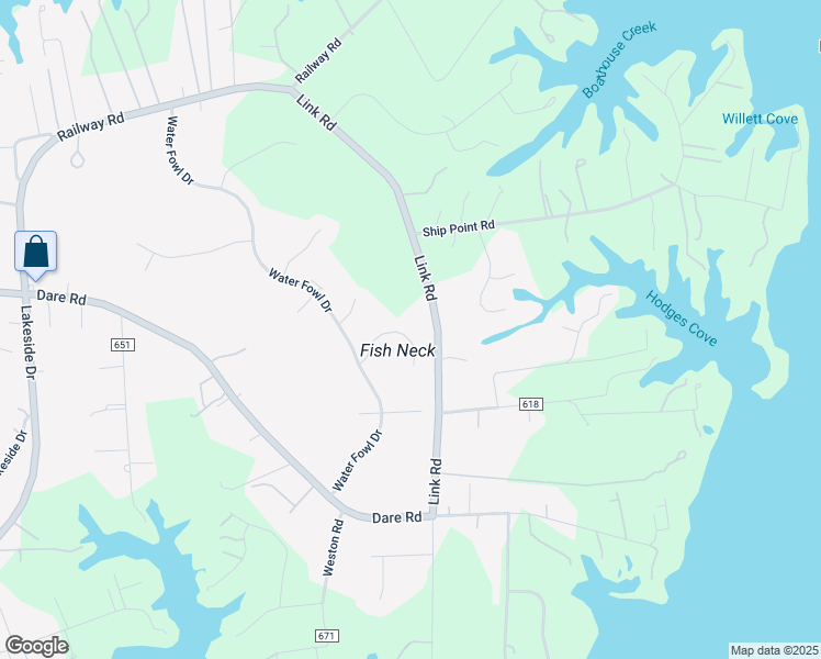 map of restaurants, bars, coffee shops, grocery stores, and more near 113 Pintail Place in Yorktown