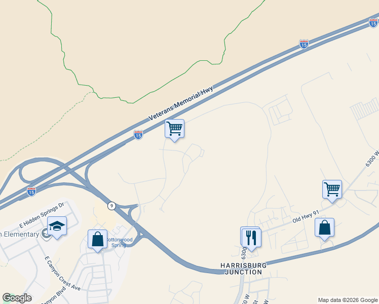 map of restaurants, bars, coffee shops, grocery stores, and more near in Hurricane
