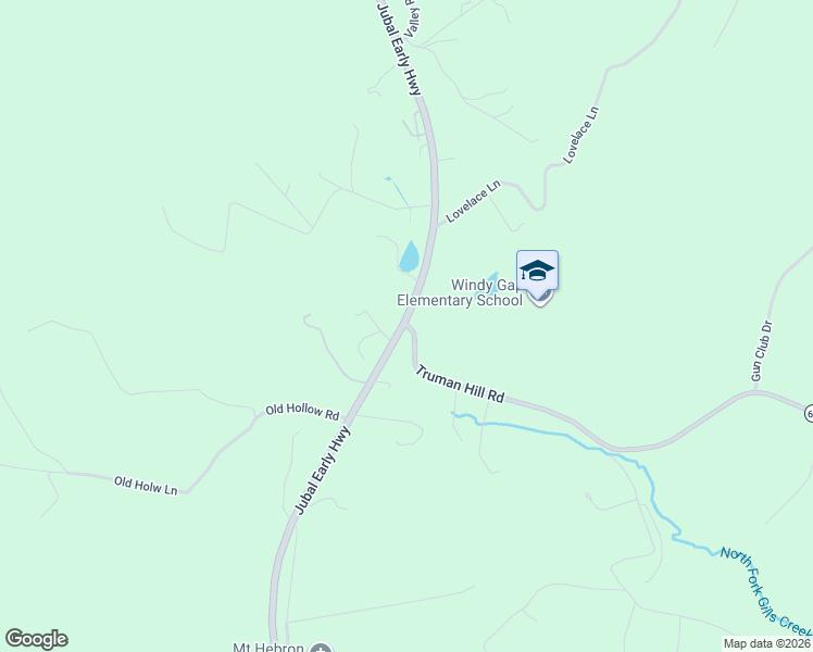 map of restaurants, bars, coffee shops, grocery stores, and more near 5708-5798 Jubal Early Highway in Hardy