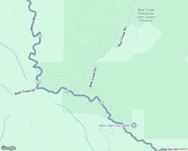 map of restaurants, bars, coffee shops, grocery stores, and more near 20800 Bear Creek Road in Los Gatos
