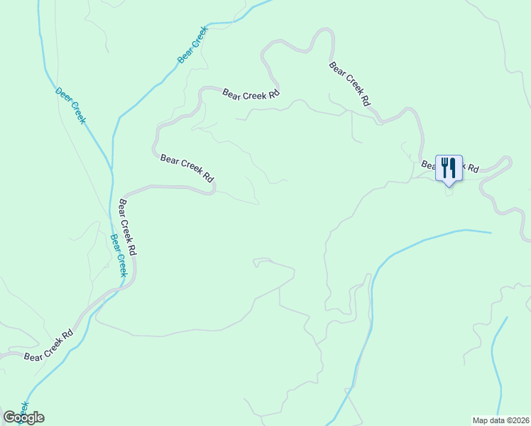 map of restaurants, bars, coffee shops, grocery stores, and more near 310 Mustang Mesa in Boulder Creek